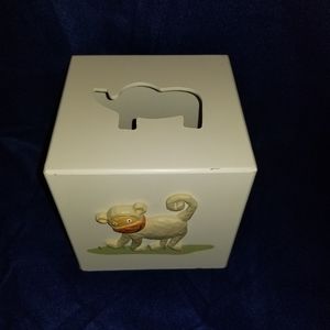 Jenny and Jeff monkey jungle tissue box cover